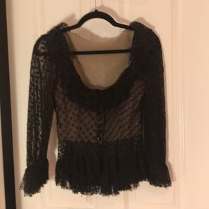 Black Lacey blouse
